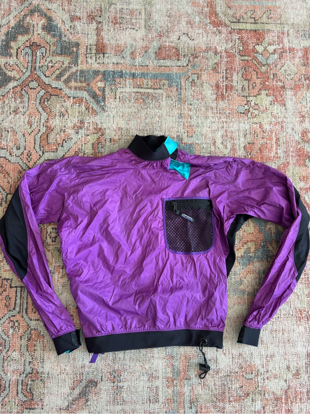 Vintage 1991 Patagonia Nylon Paddling Pullover Jacket size small